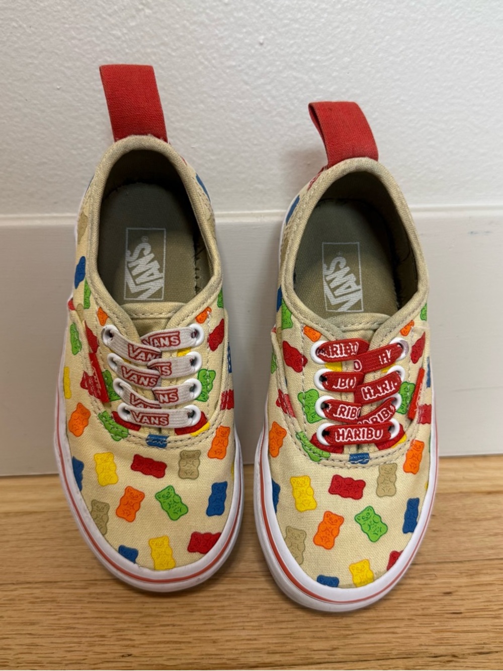Vans Kids Gummy Bear Canvas Sneakers - Cream Multi color 11 child